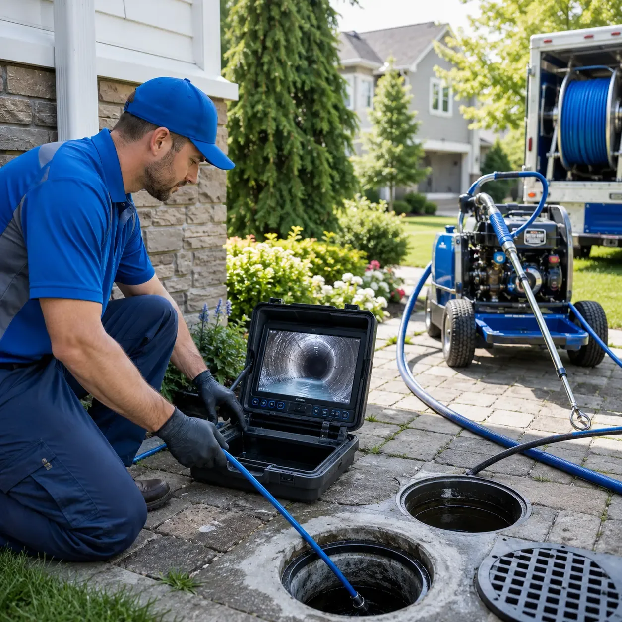 Outdoor drain cleaning professionals serving Augusta, WI